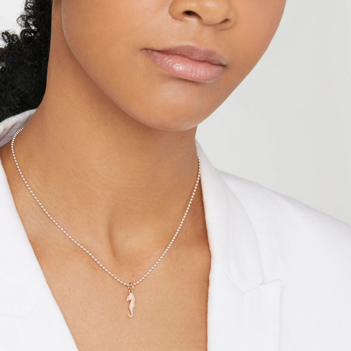 Dodo Seahorse Charm 9kt Rose Gold