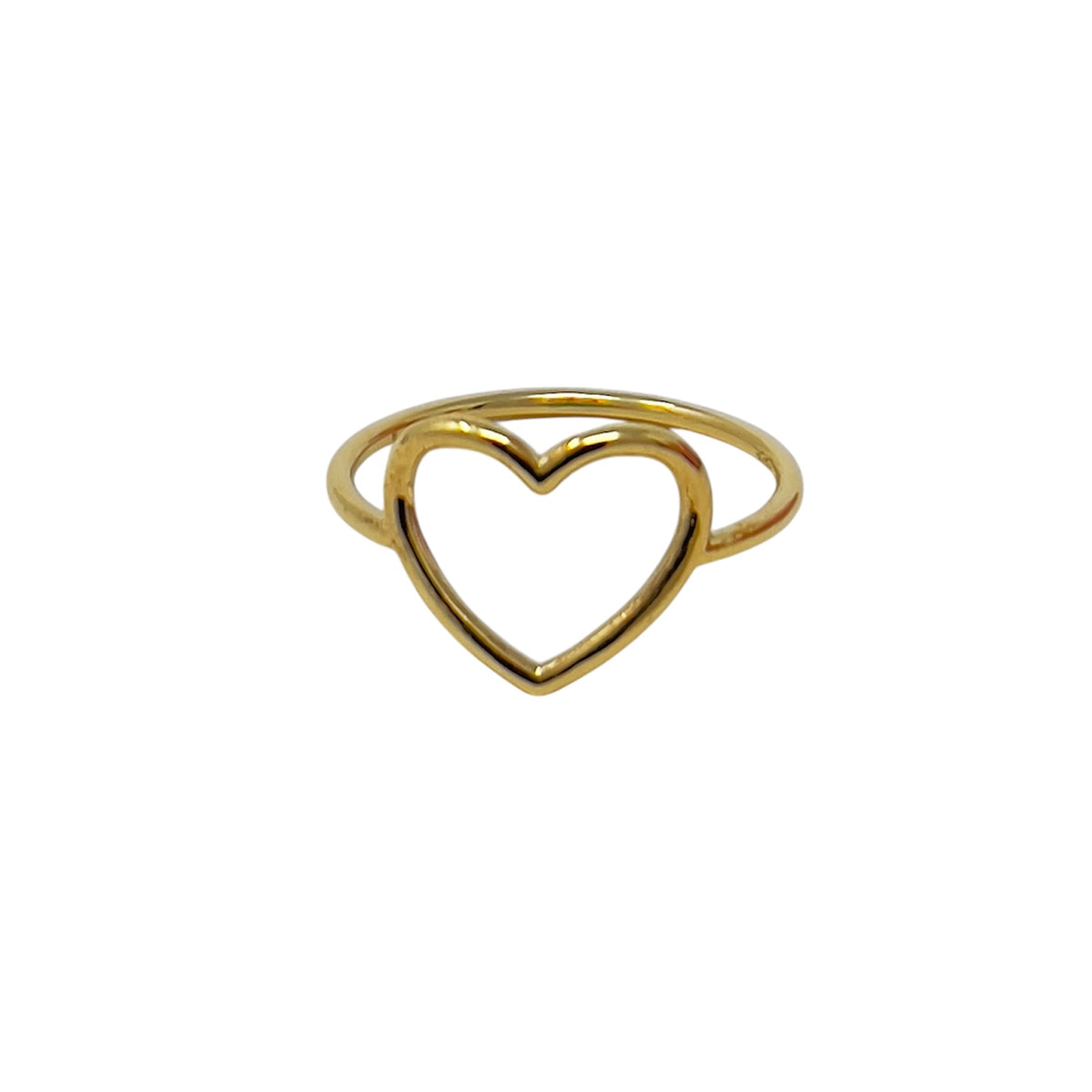 Quaglia Anello Cuore Oro Giallo E628_An