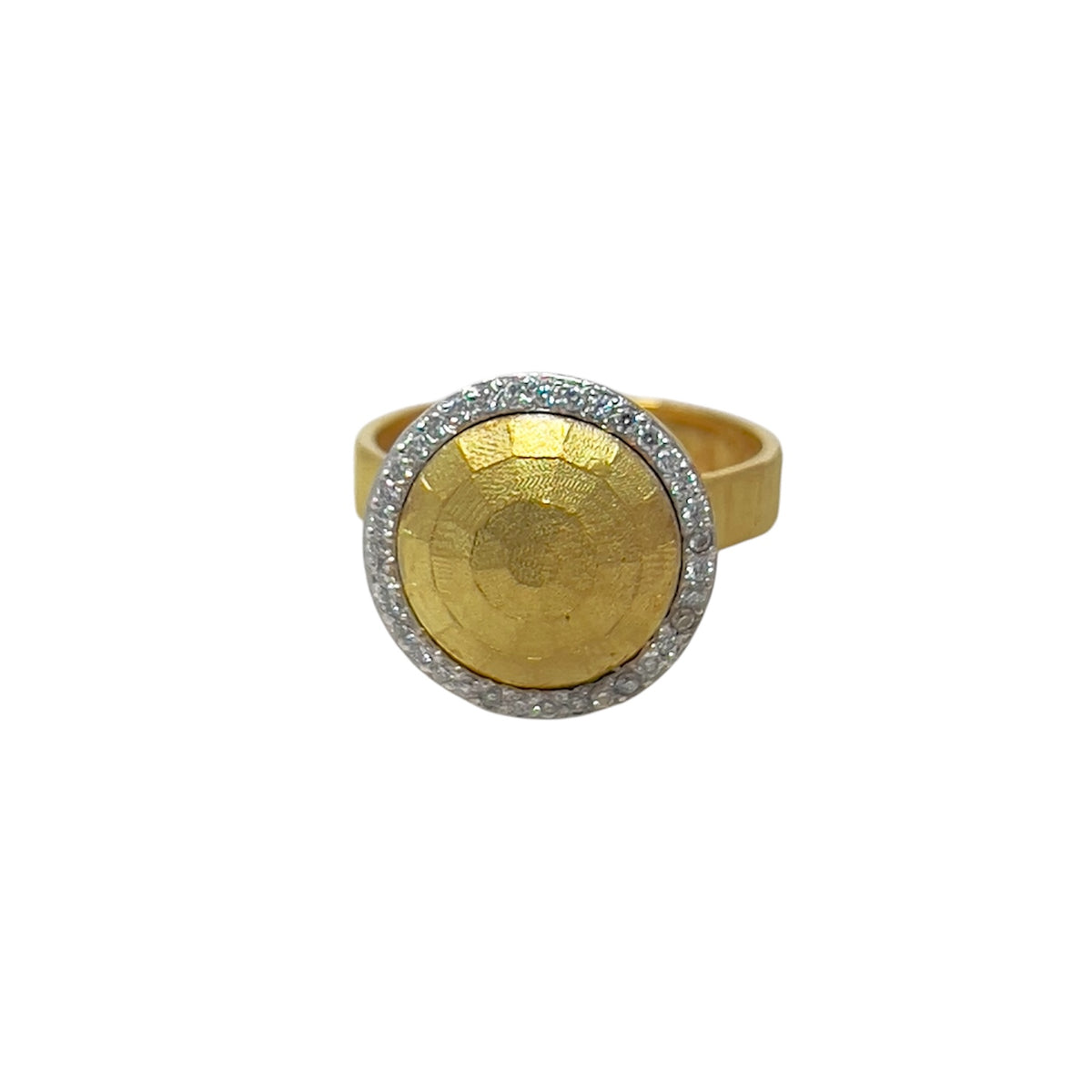 Quaglia Anello Oro Giallo e Diamanti E576_An