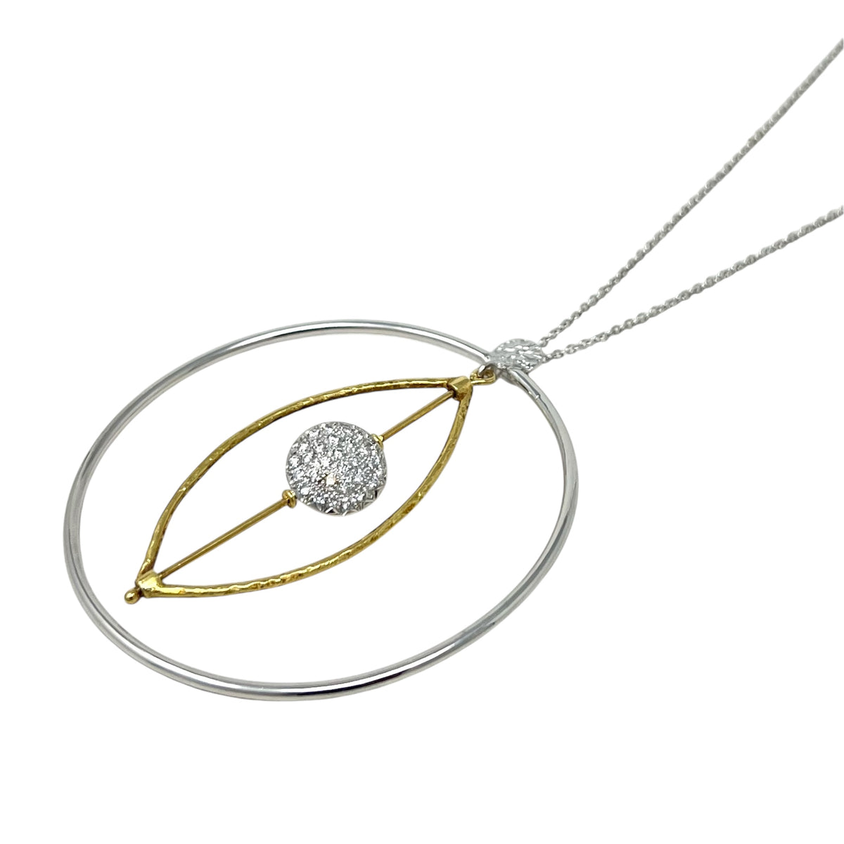 Quail Necklace In Yellow Gold E510