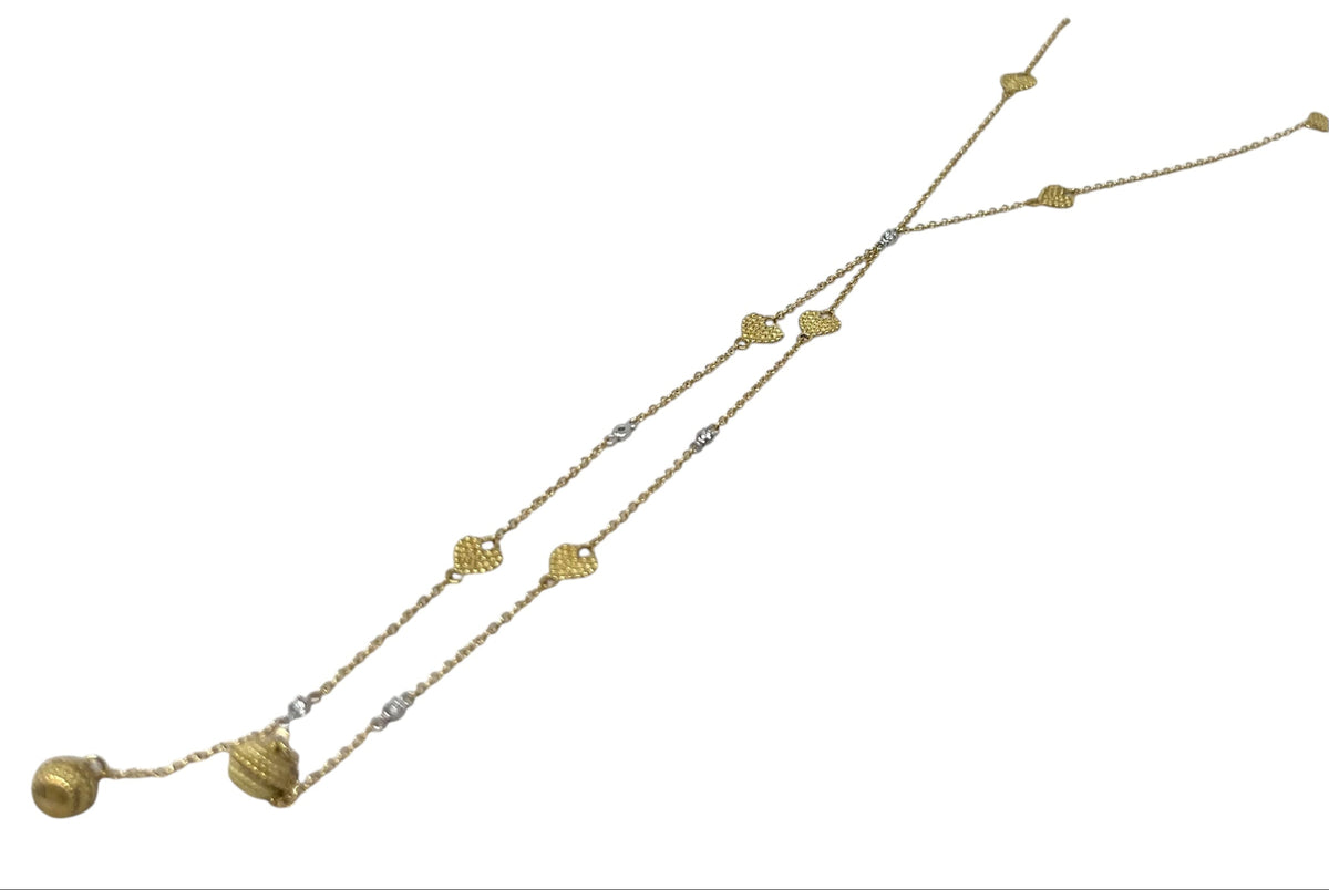 Quail Necklace In Yellow Gold E510