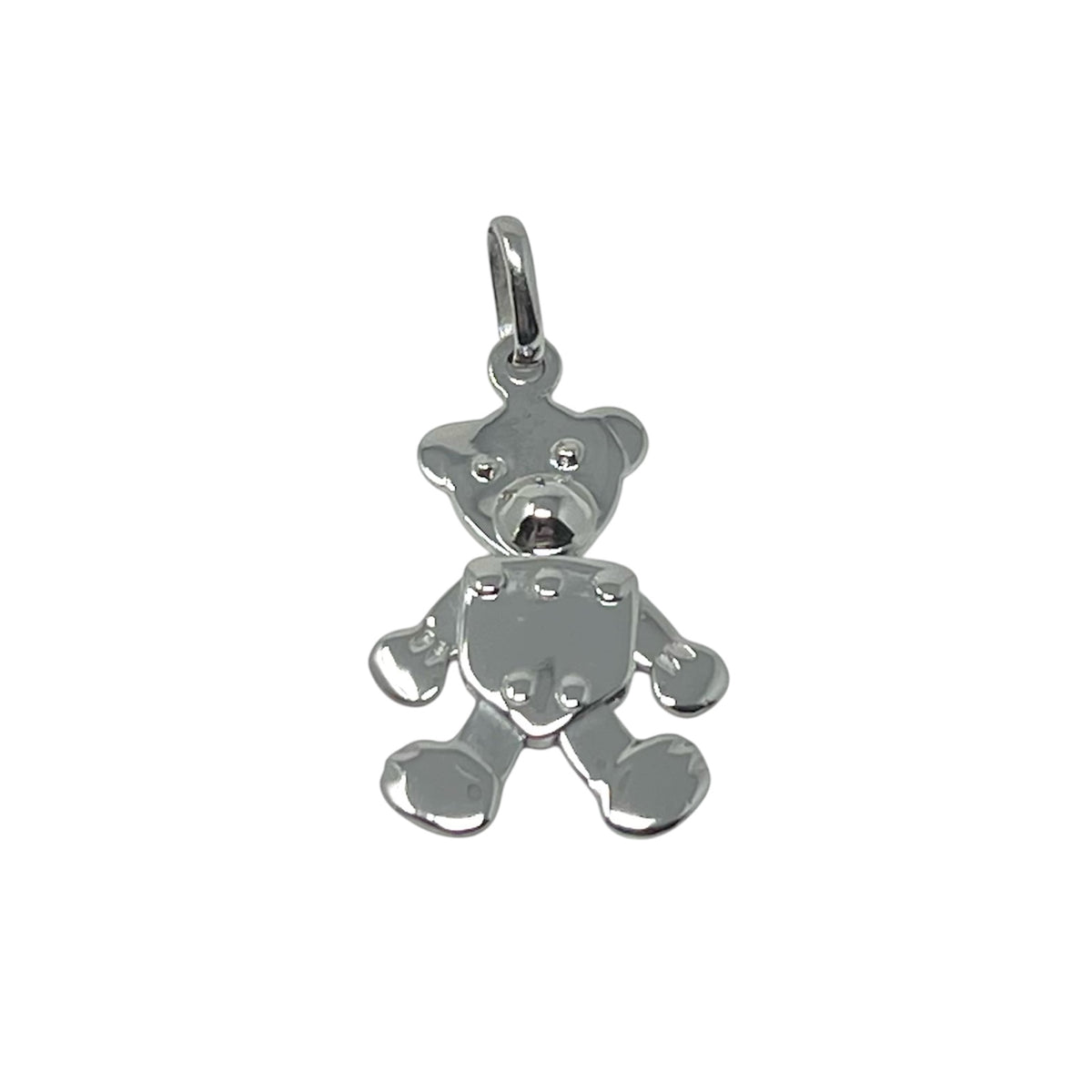 Ciondolo Orso in Oro Bianco 18kt