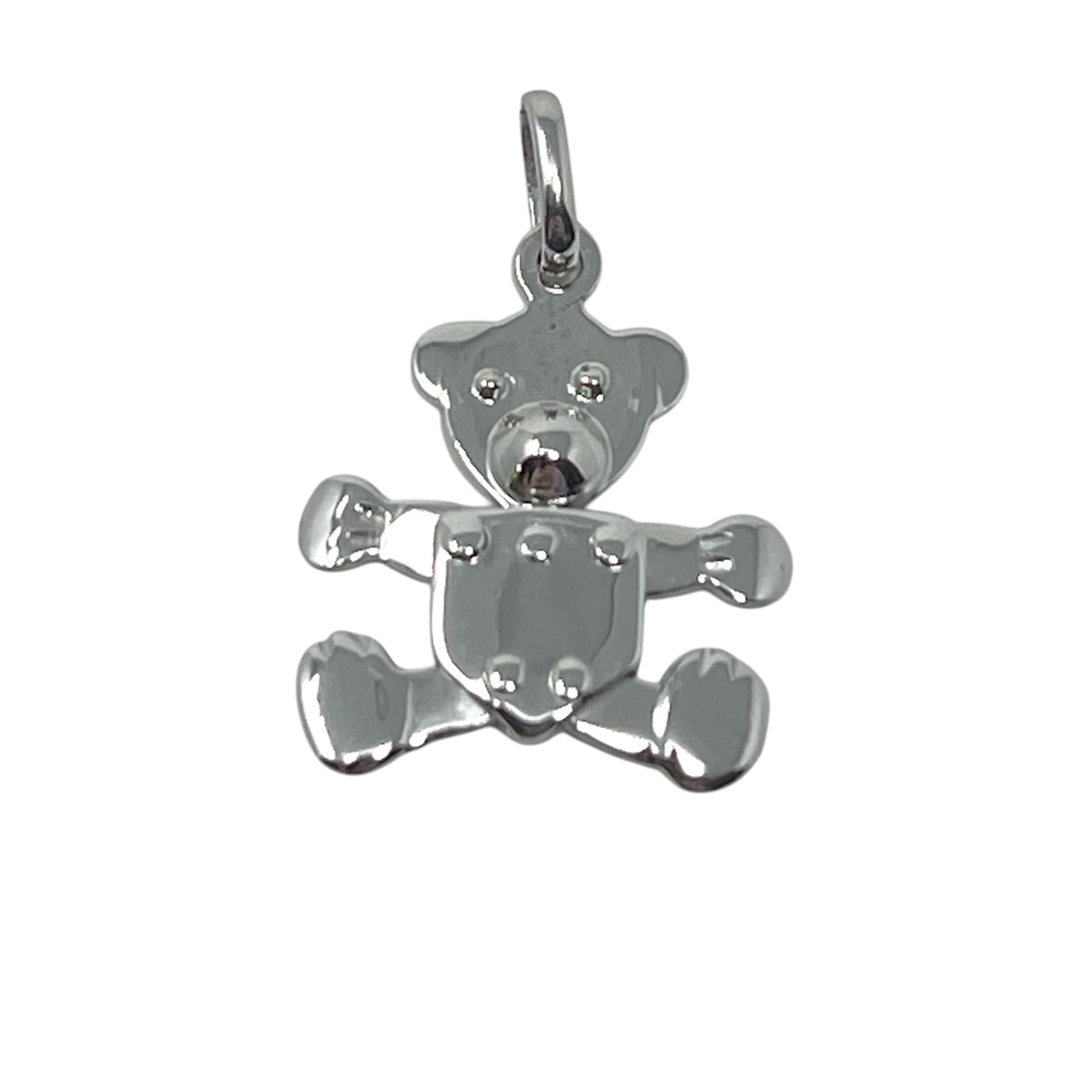 Ciondolo Orso in Oro Bianco 18kt
