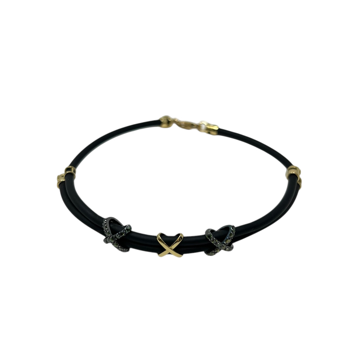 Quaglia Yellow, White and Coral Gold Bracelet D479