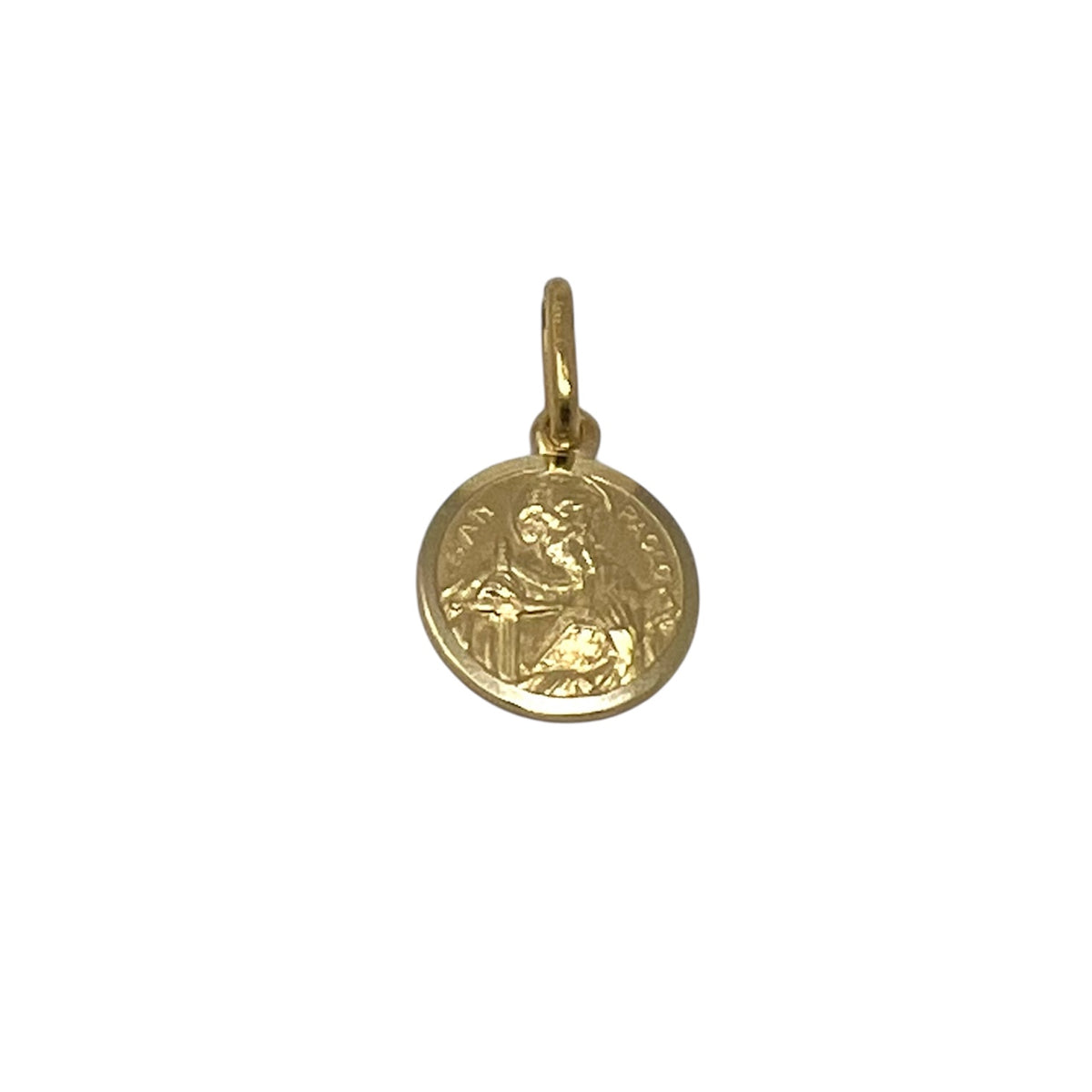 St. Benedict Medal in 18kt Yellow Gold mm. 15