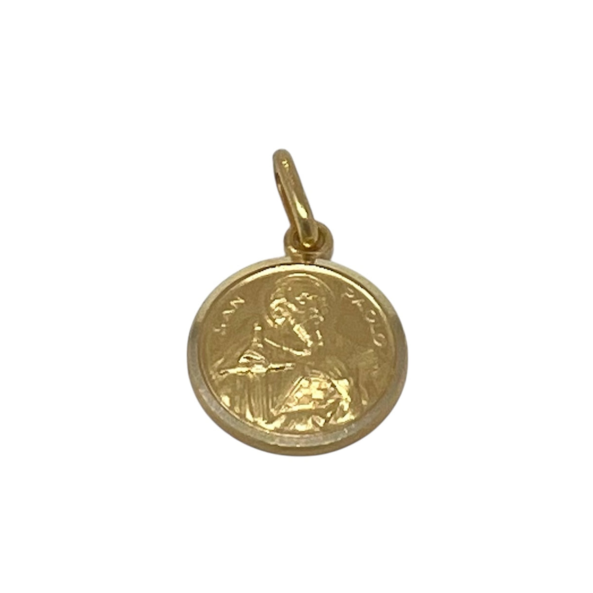 St. Benedict Medal in 18kt Yellow Gold mm. 15