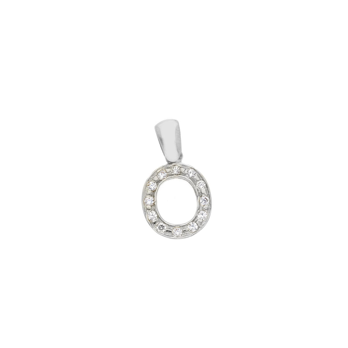 Cursive Letter Pendant in 18 kt Yellow Gold