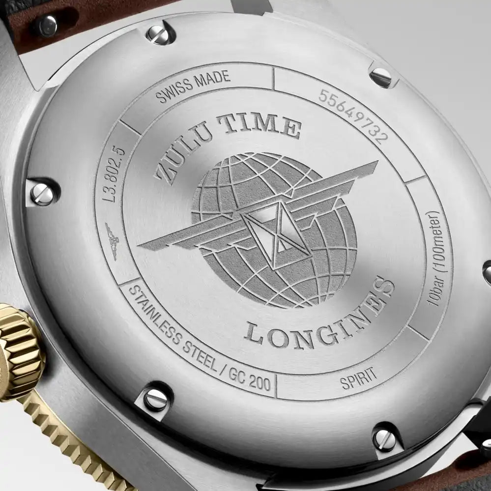 Longines Spirit Zulu Time 39 MM L3.802.5.53.2
