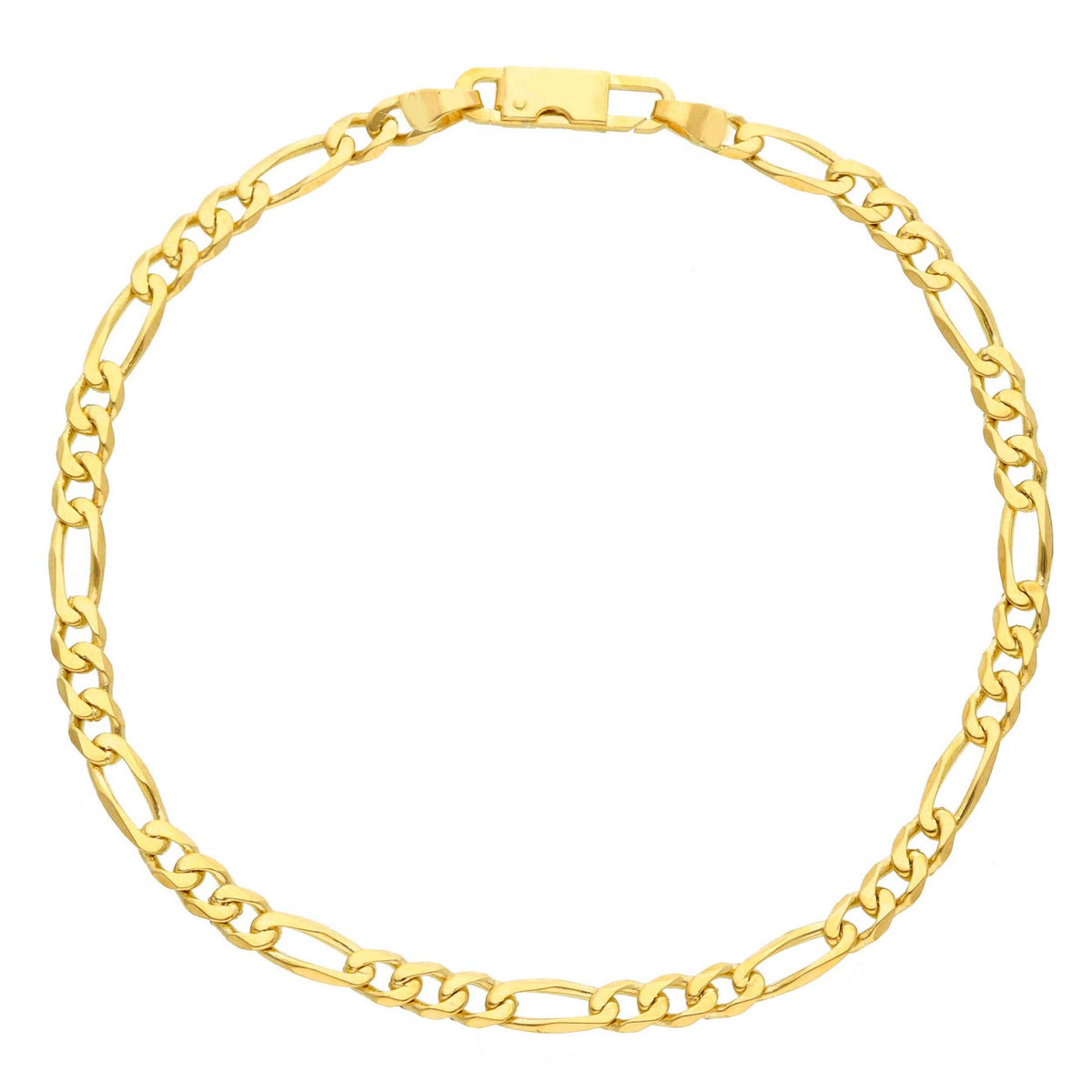 Maiocchi Gold Bracciale 3 + 1 in Oro Giallo 18kt Sezione 4,10 MM