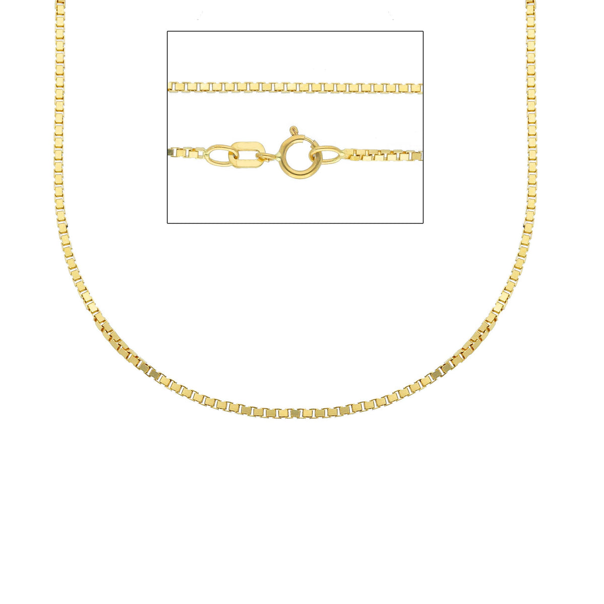 Catena Veneta Oro Giallo 18kt Sezione MM 1,10