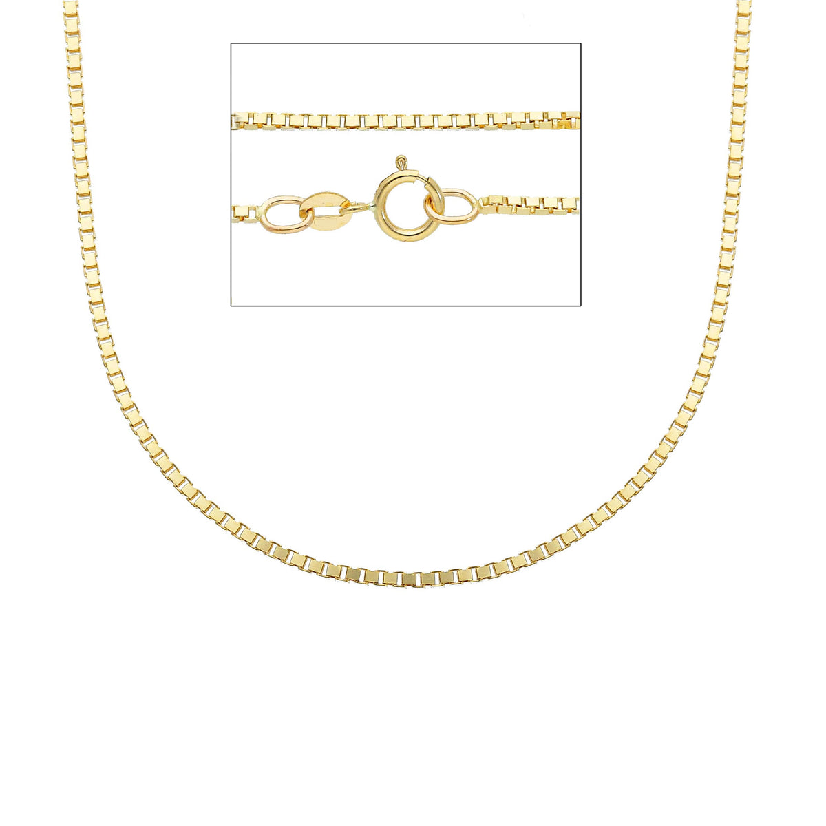 Catena Veneta Oro Giallo 18kt Sezione MM 1,25