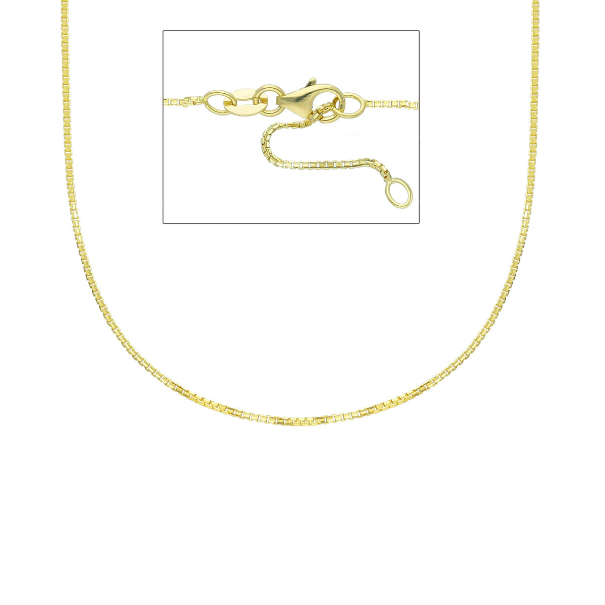 Catena Veneta Ottagonale Oro Giallo 18kt