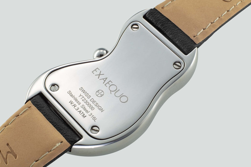 Exaequo Melting Silver Black Watch EX0001.0001