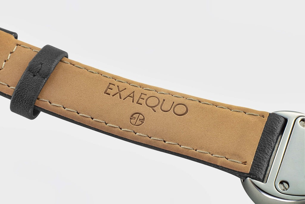 Exaequo Melting Silver Black Watch EX0001.0001