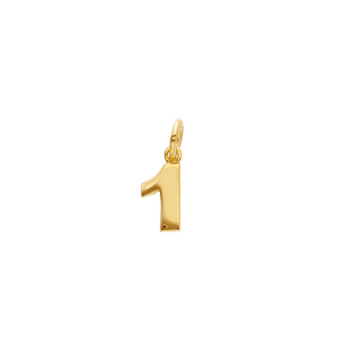 18kt Yellow Gold Letter Pendant