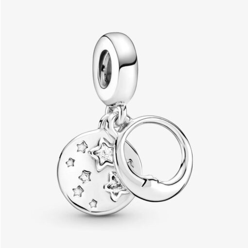 Pandora Sleeping Stars and Moon Charm 799242C01