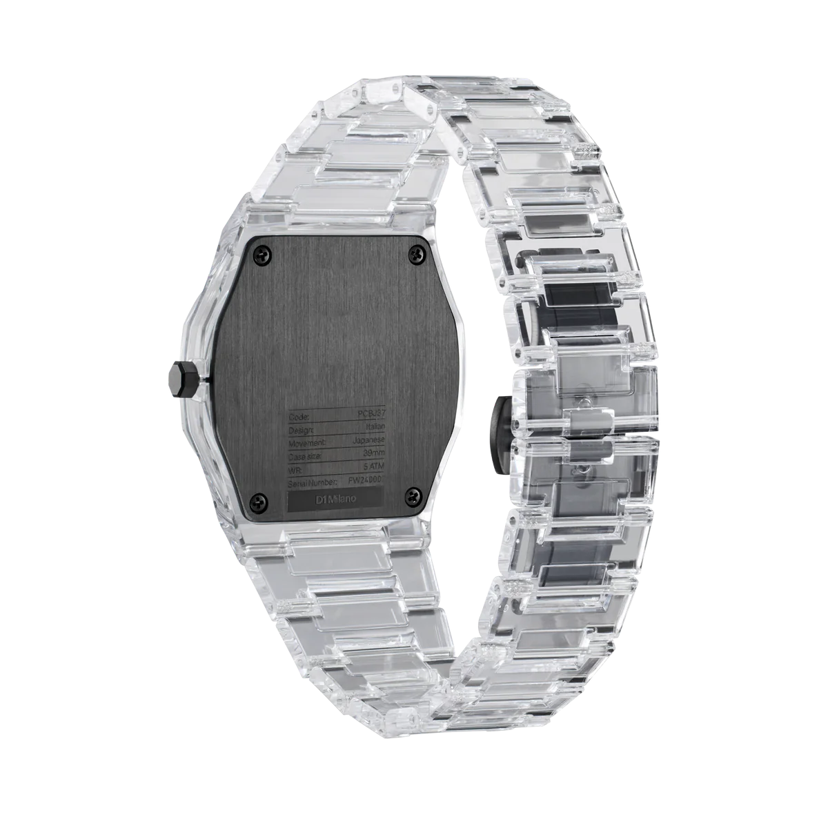 D1 Milano Nylon 39 MM Exp_White D1-NYBJ01