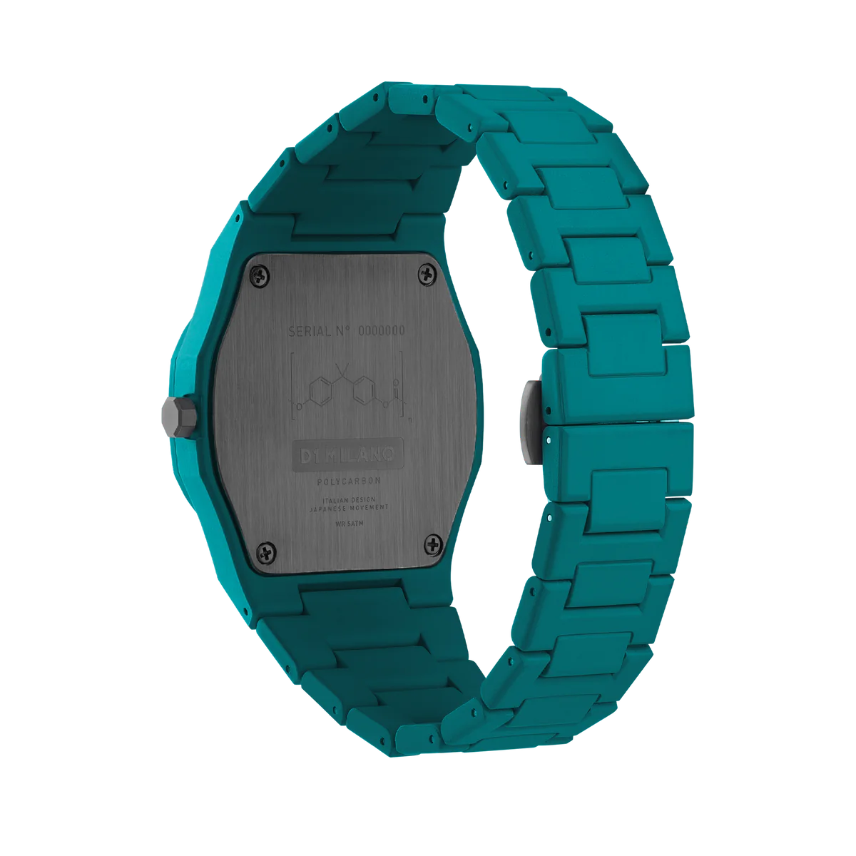 D1 Milano Polycarbon 37 MM Teal D1-PCBU02