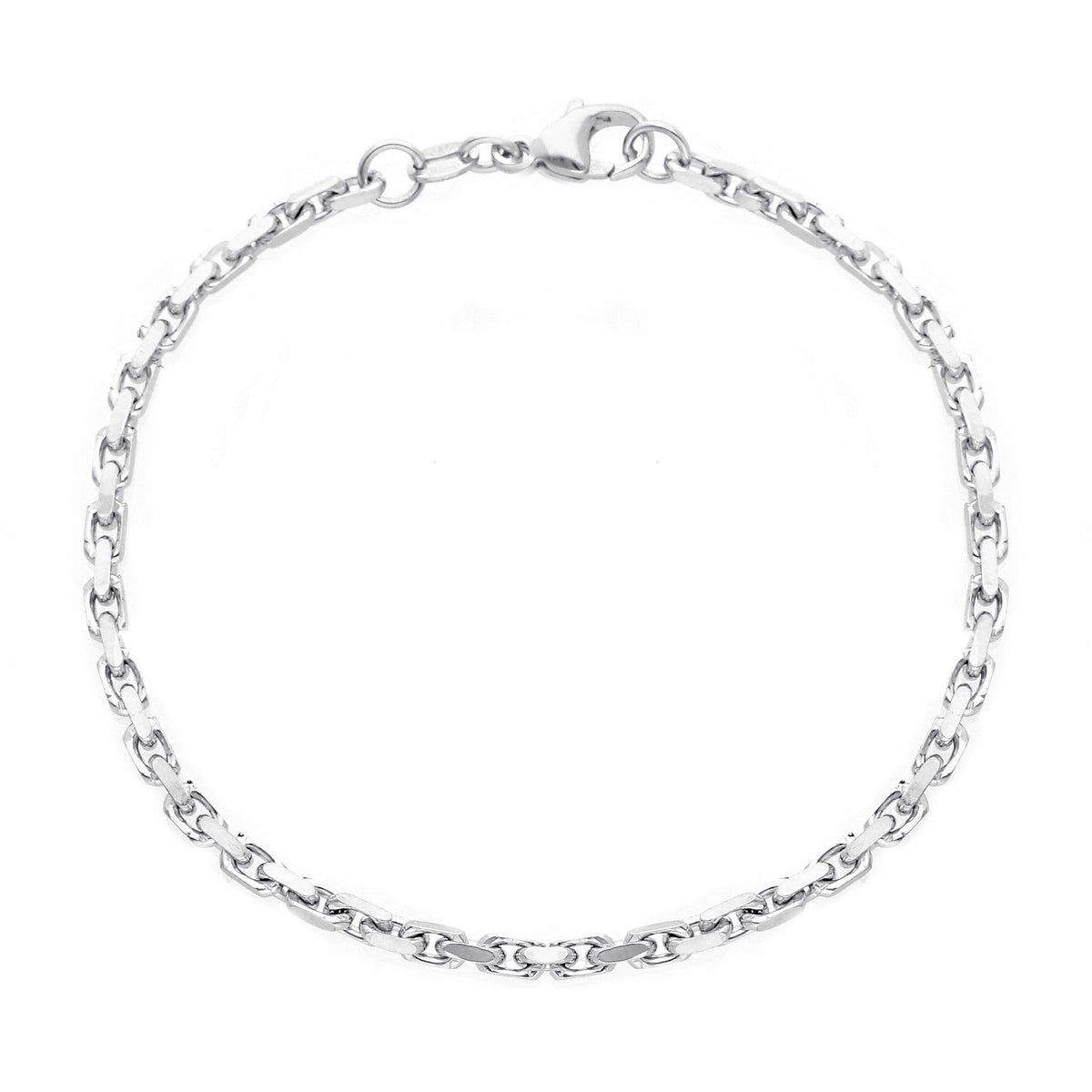 Bracciale Forzatina Platino Sezione MM 2,90