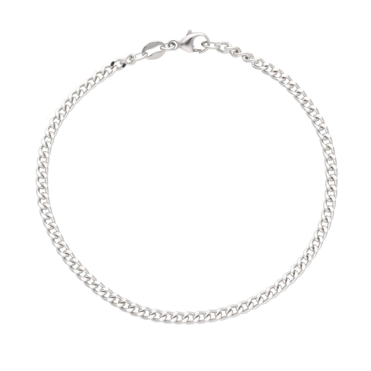 Bracciale Groumette Platino Sezione MM 2,60