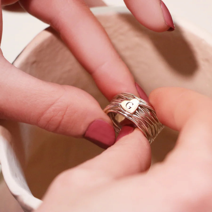 FilodellaVita Classic, 13 Fili in Argento 925 e Cuore Oro Rosa