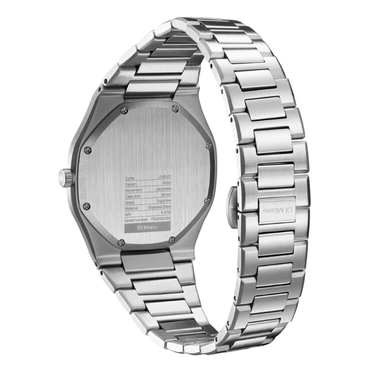 D1 Milano Ultra Thin 39 mm Groovy Black D1-UHBJ01