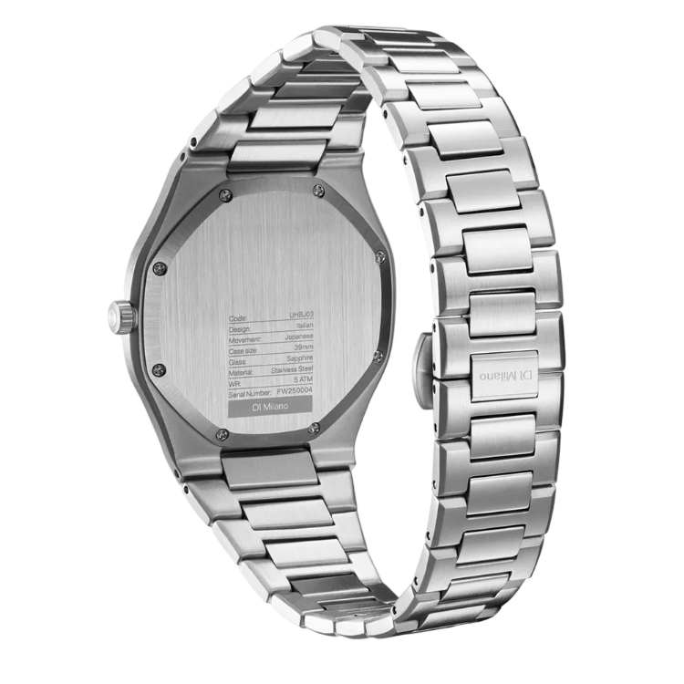 D1 Milano Skeleton Rubber Rose Gold D1-SKRJ12