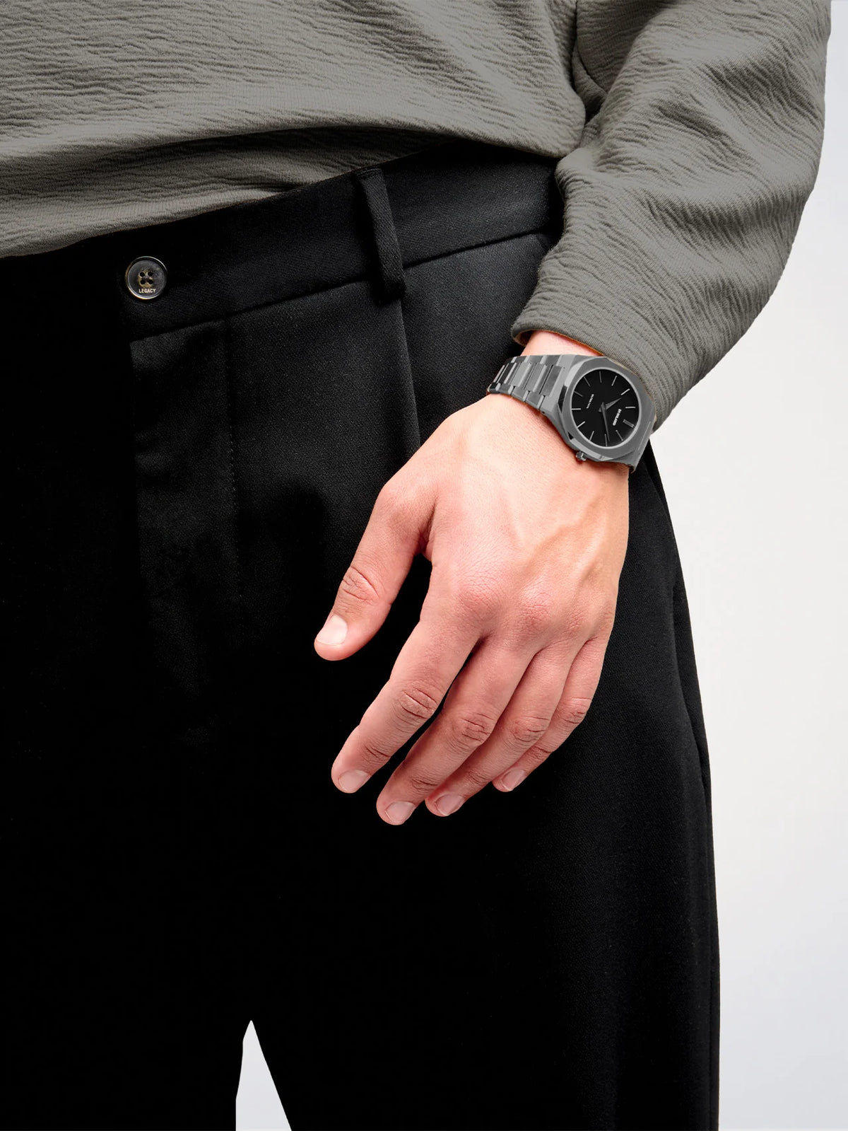 D1 Milano Ultra Thin Gun Metal D1-UTBJ41