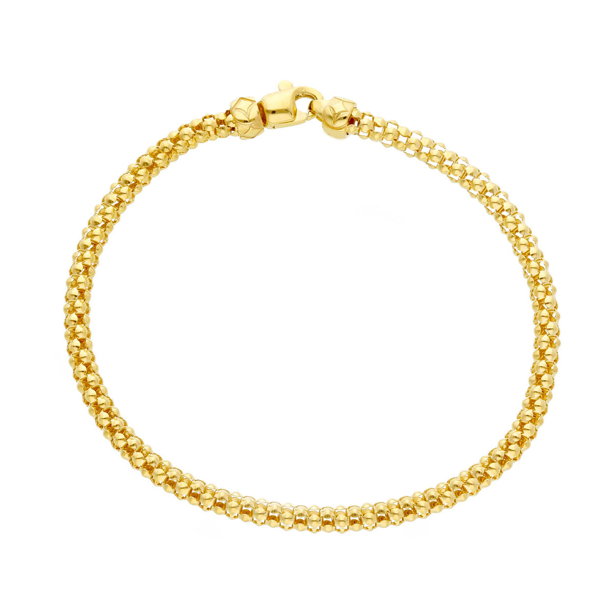 Bracciale Maglia Diamante Oro Giallo 18kt