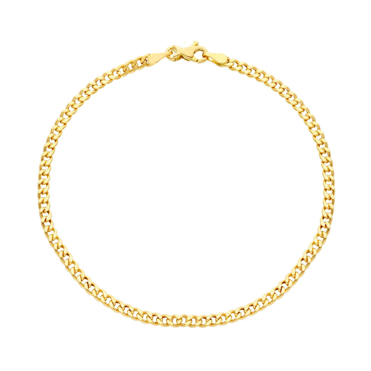 Maiocchi Gold Bracciale Grumette in Oro Giallo 18kt Sezione 2,80 MM