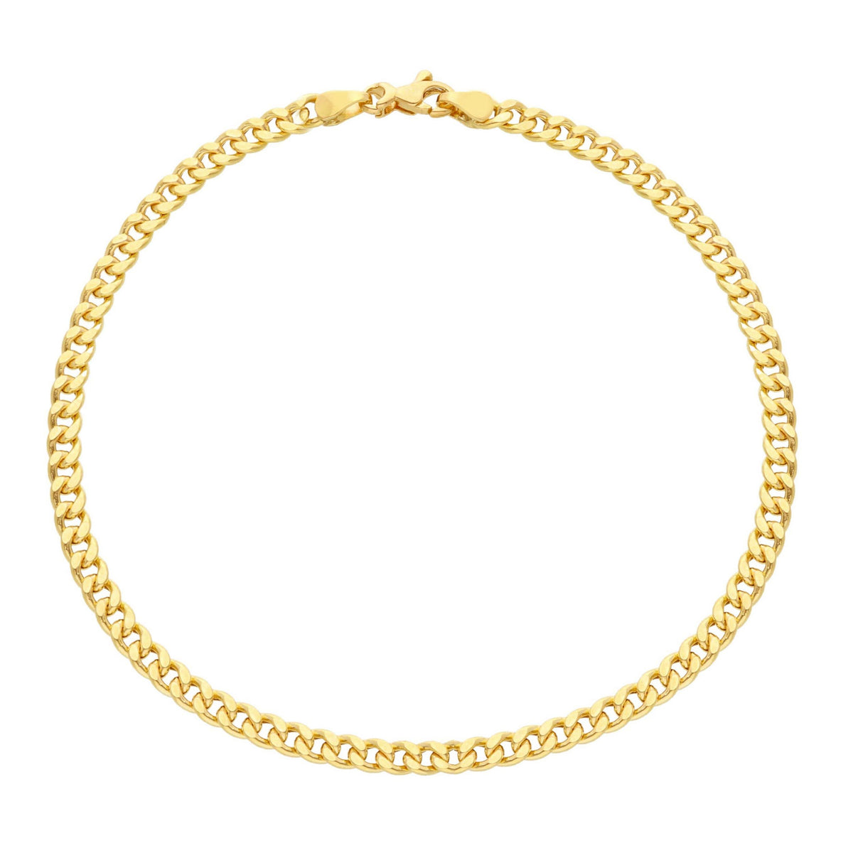 Maiocchi Gold Bracciale Grumette in Oro Giallo 18kt Sezione 3,50 MM