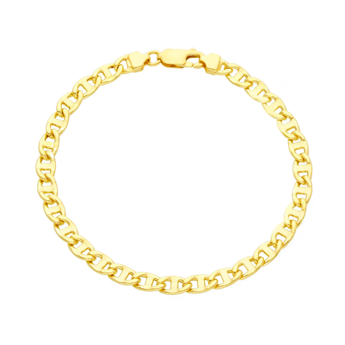 Maiocchi Gold Bracciale in Oro Giallo 18kt Sezione 4,30 MM