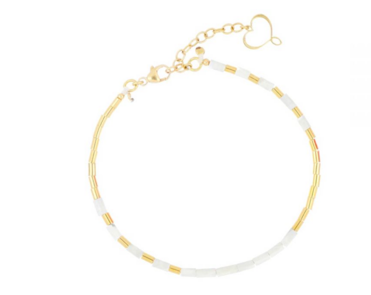 Maman et Sophie Bracciale Mia Africa Aulite Bianca