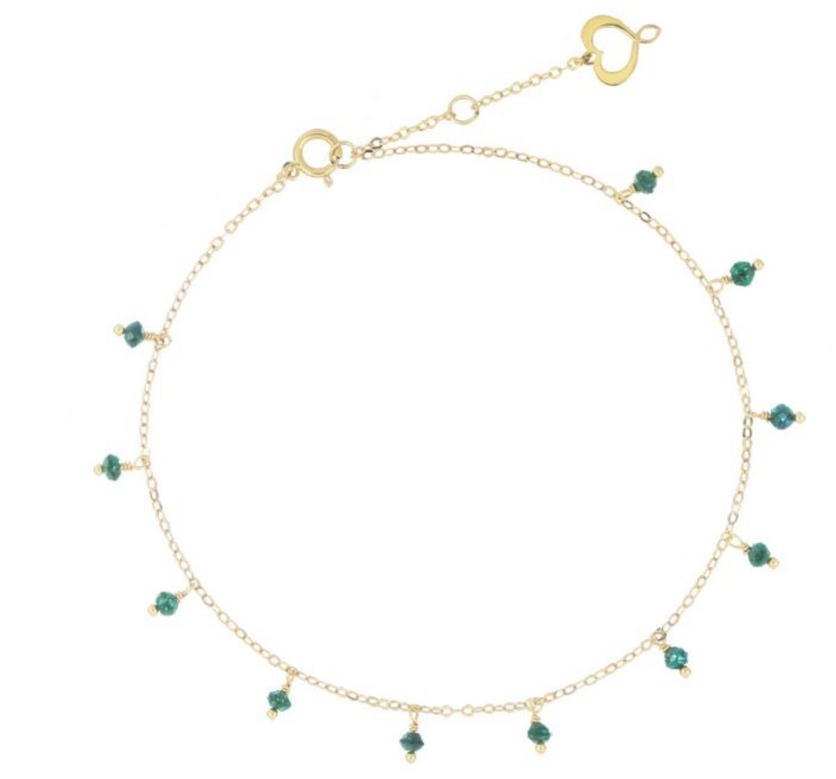 Maman et Sophie Bracciale Oro Giallo 18kt Diamanti Verdi BRDMV11