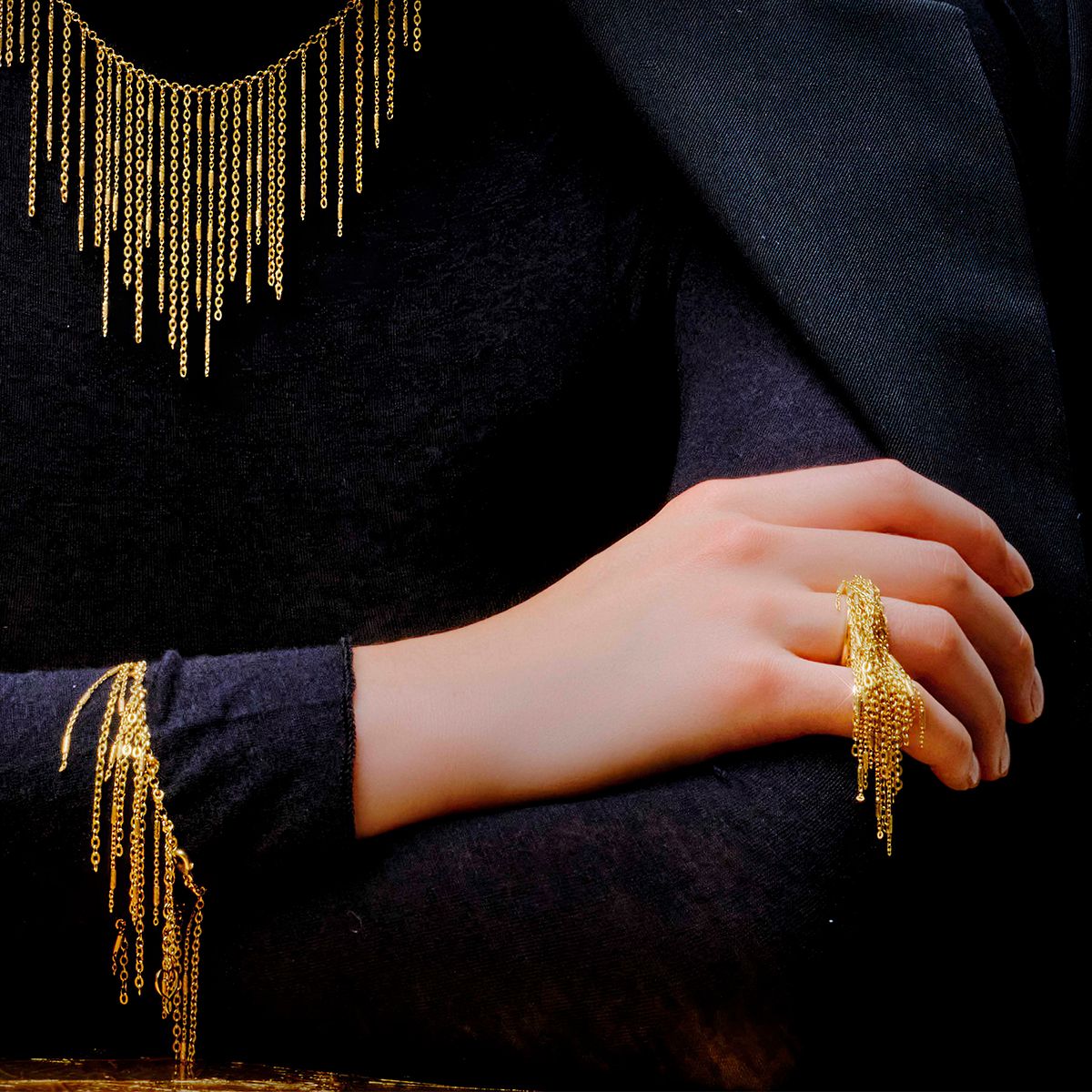 Maman et Sophie Bracciale Woman in Chains BRFRACT21GI