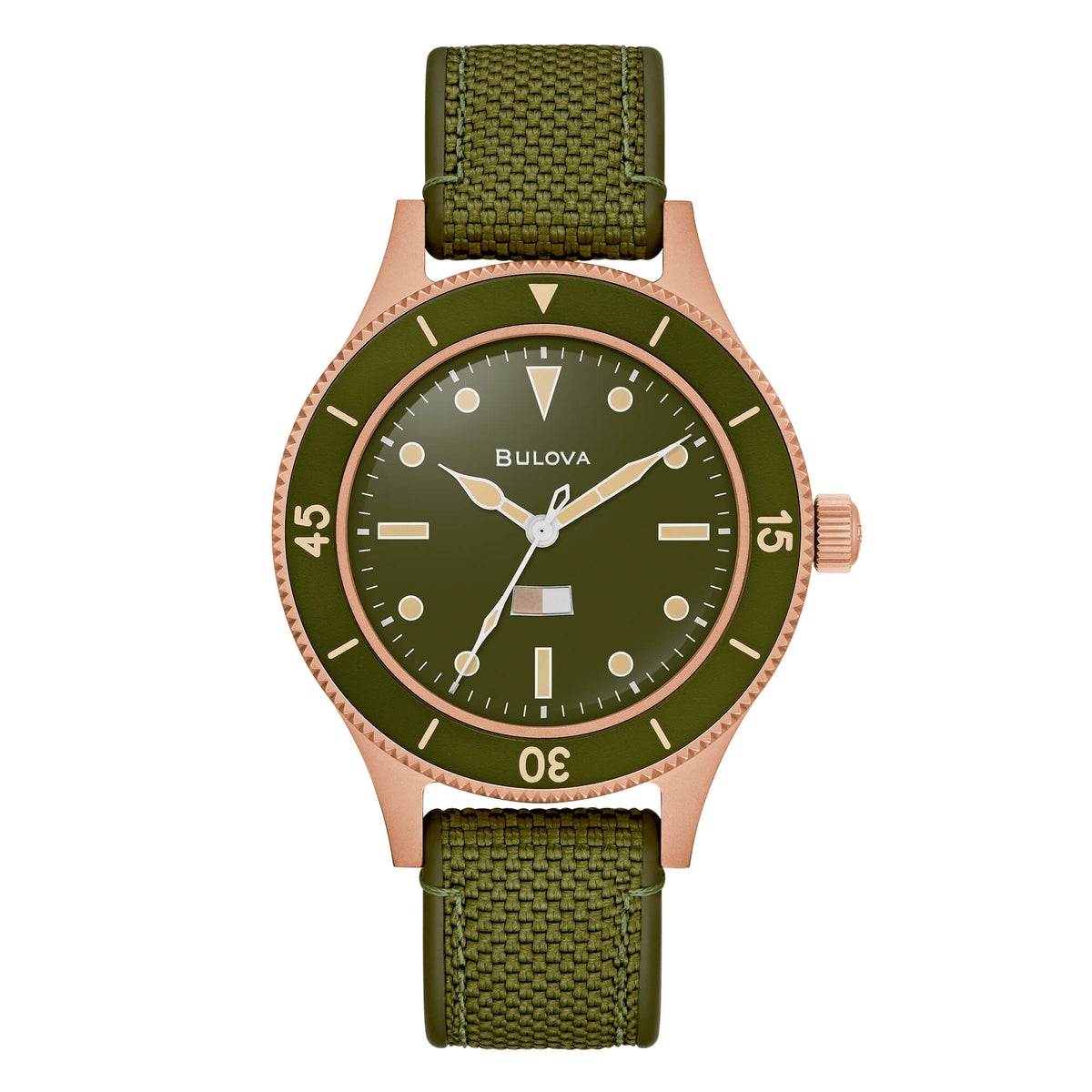 Bulova Mil-Ships Bronze 150 Anniversary 98A324