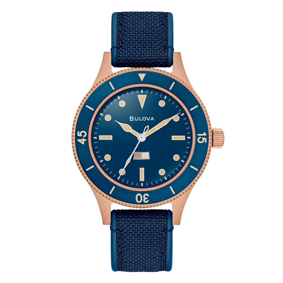 Bulova Mil-Ships Bronze 150 Anniversary 98A325