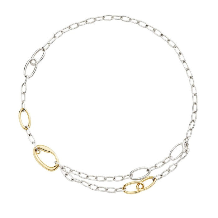 Dodo Collana Essentials Argento & Argento Dorato