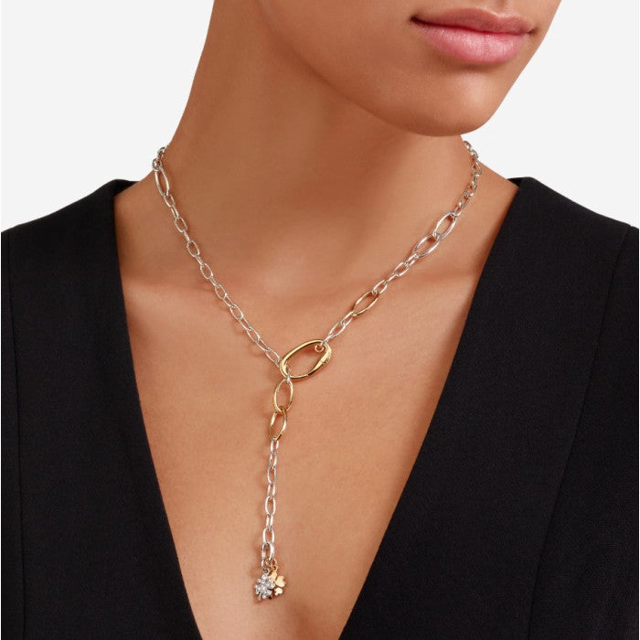 Dodo Collana Essentials Argento & Argento Dorato