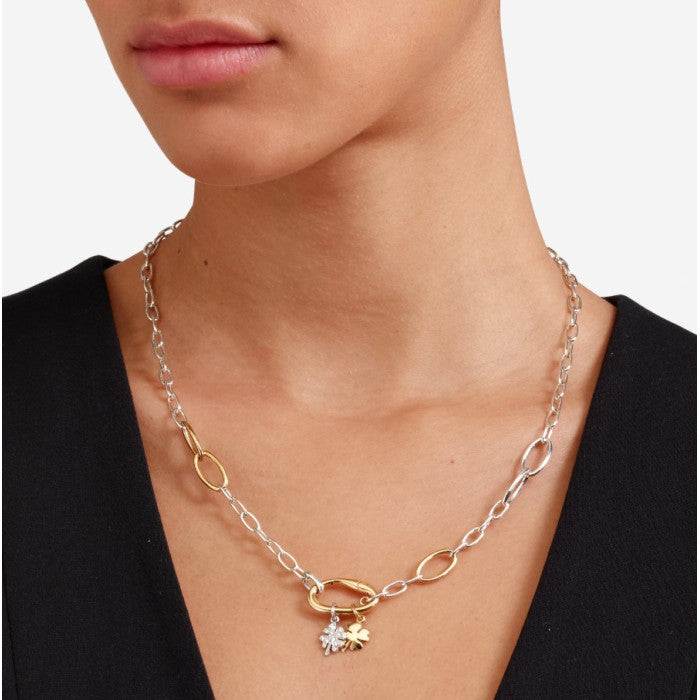 Dodo Collana Essentials Argento & Argento Dorato