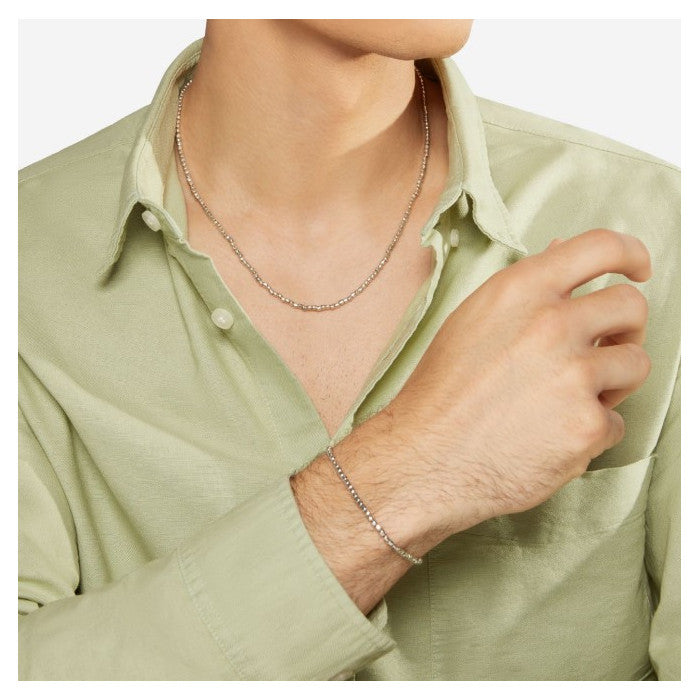 Dodo Mini Granelli Silver Necklace