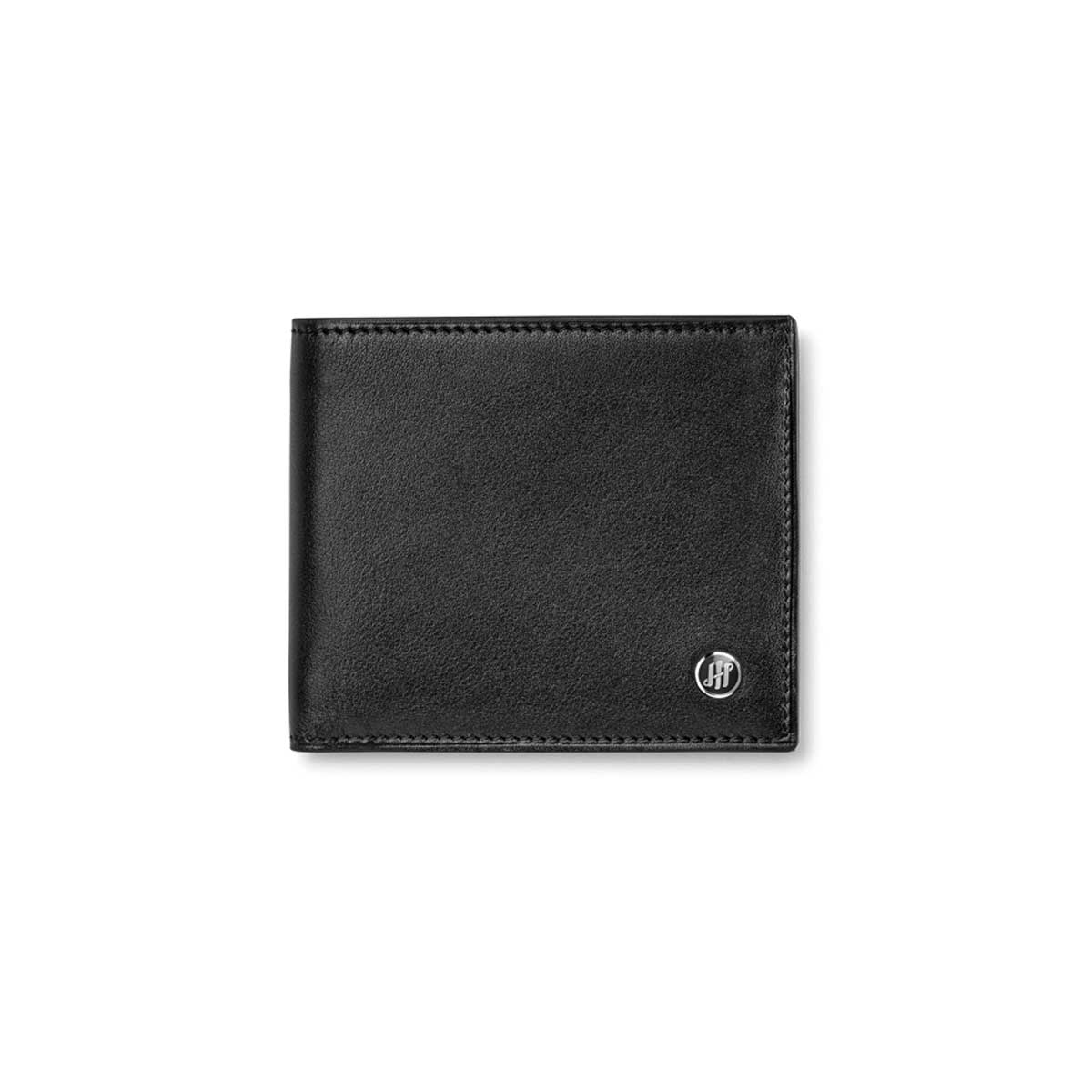 Montegrappa Signet Portafoglio 4 CC e Portamonete Nero
