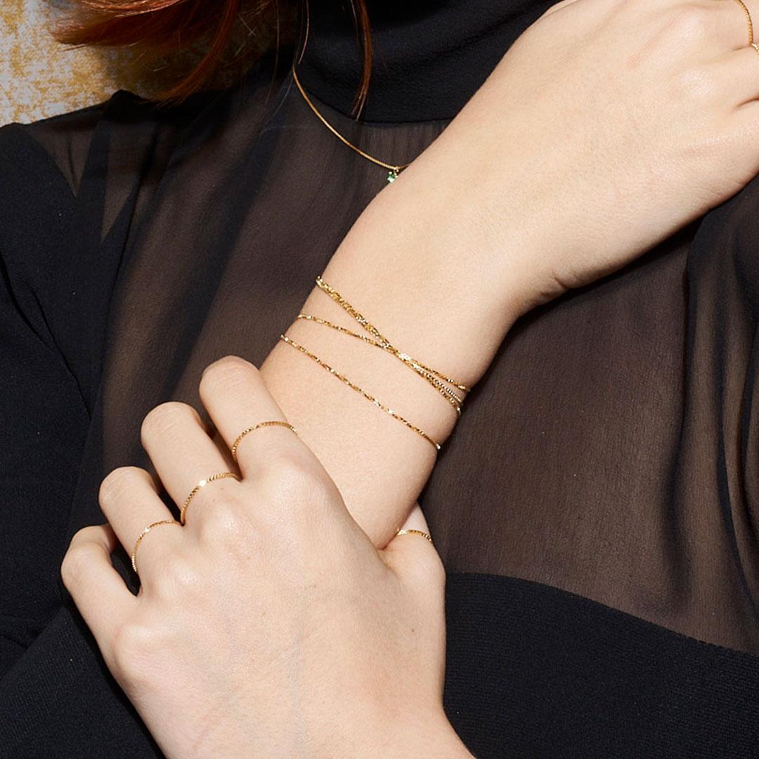 Dediè Bracciale Saldato Veneziana Oro 18kt