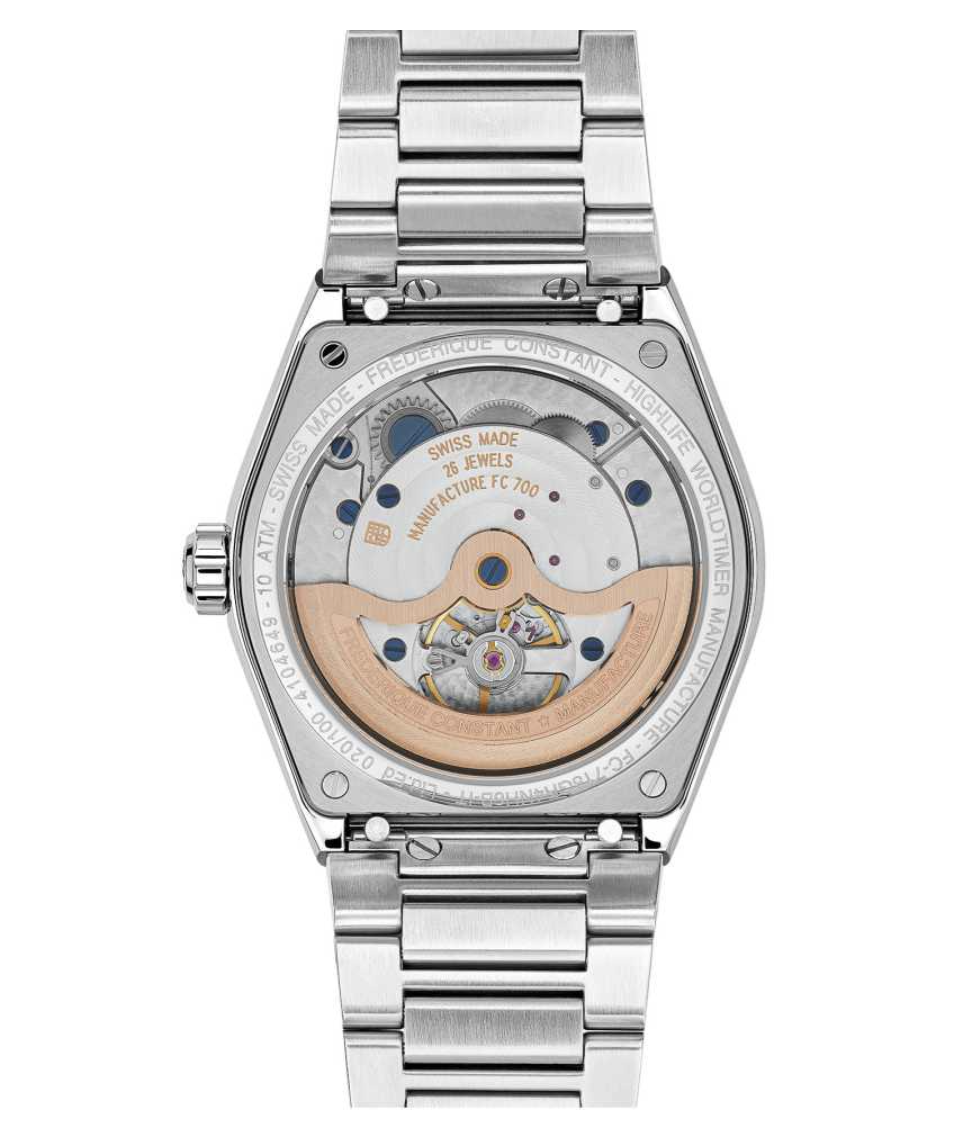 Frederique Constant Highlife Worldtimer Manufacture  FC-718Gr4NH6B-IT