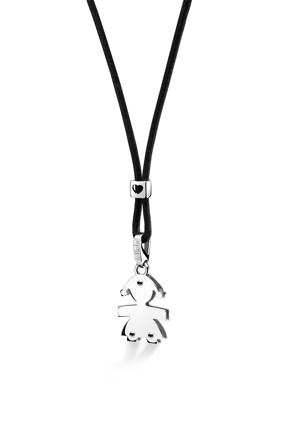 Le Bebè Pendant I Classici Girl Silhouette White Gold LBB008