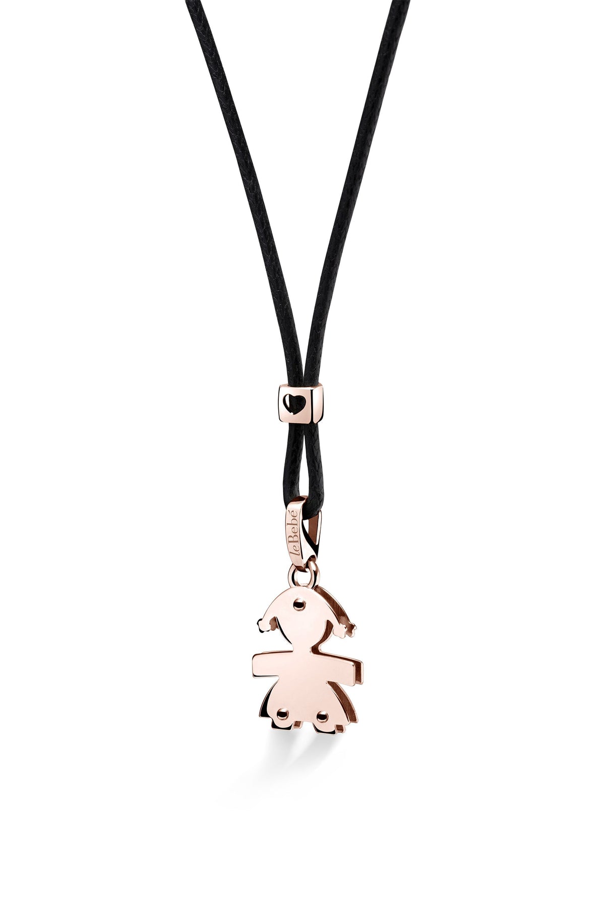 Le Bebè Pendant I Classici Girl Silhouette Rose Gold LBB043