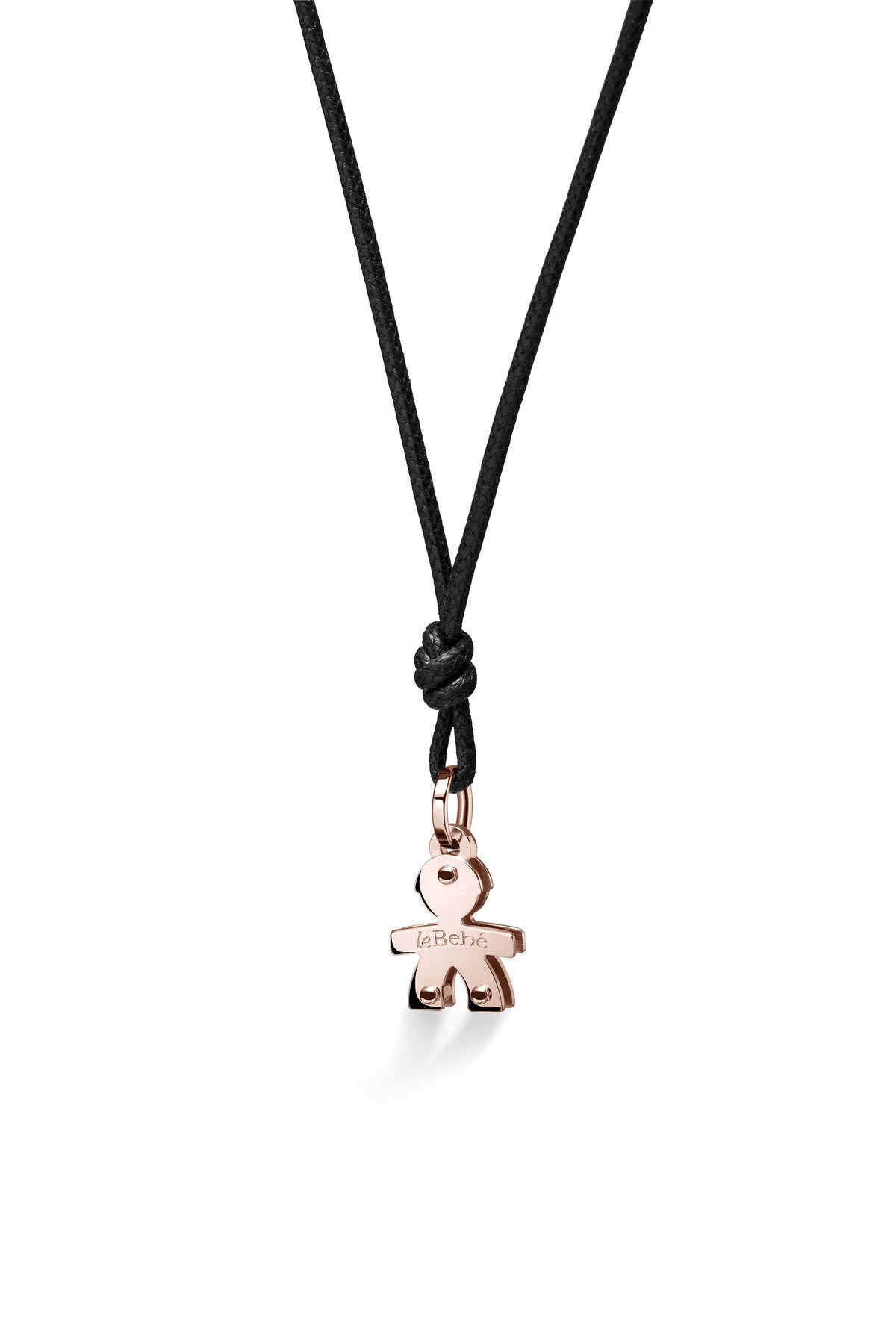 Le Bebè Pendant I Classici Girl Silhouette Rose Gold LBB046