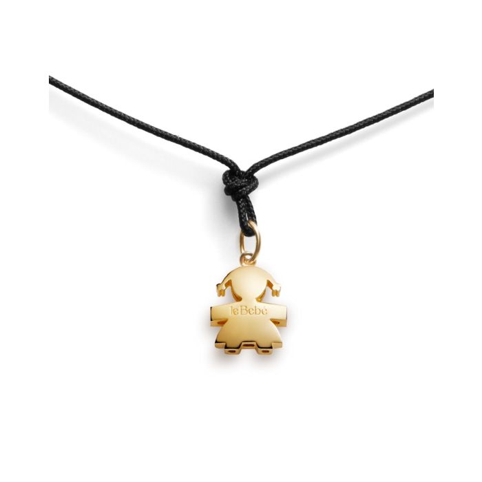 Le Bebè Ciondolo I Tesorini Mini Bimba Oro Giallo LBB943
