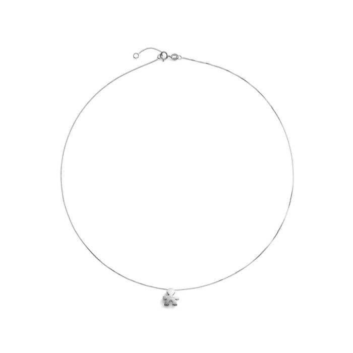 Le Bebè Collana I Tesorini Bimbo Oro Bianco LBB920