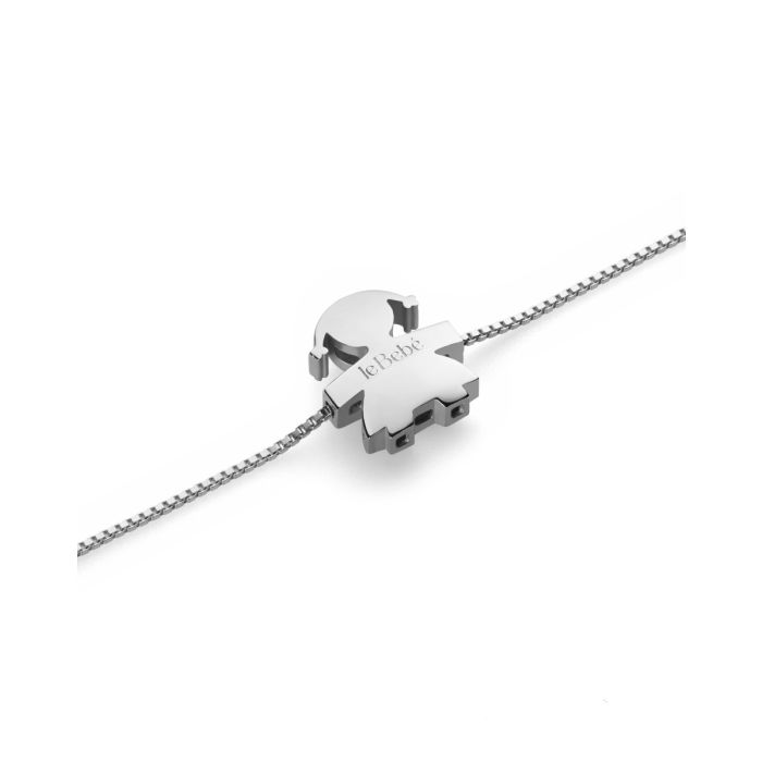 Le Bebè Bracciale I Tesorini Bimba Oro Bianco LBB933